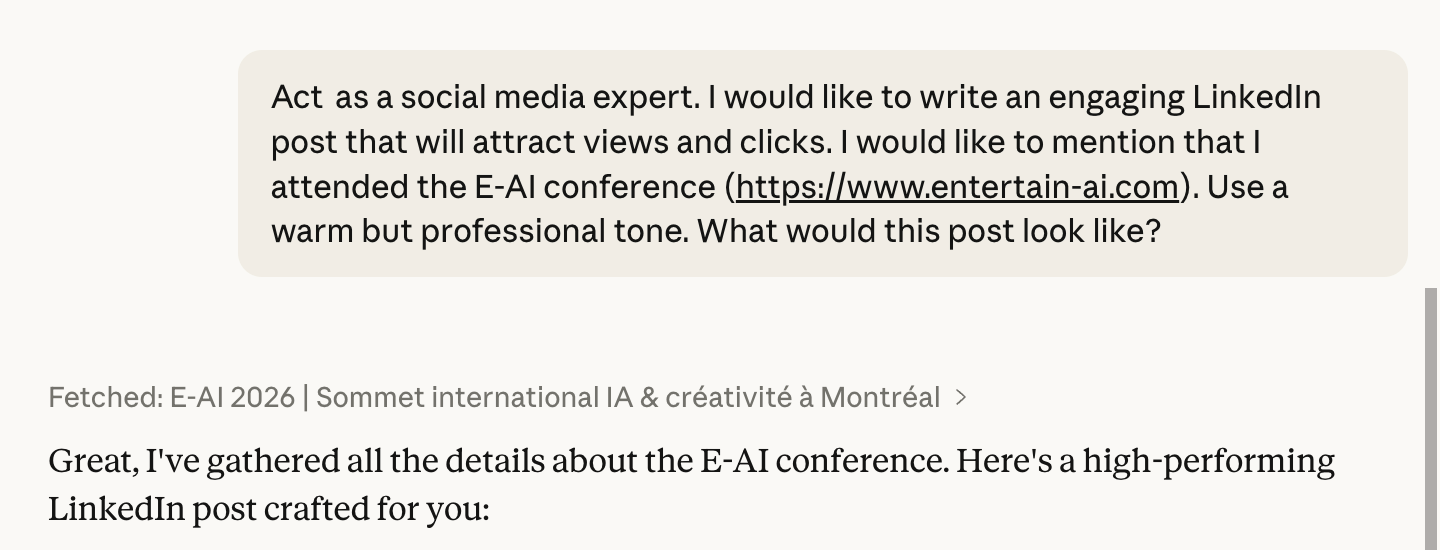 See the prompt-only approach